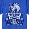 Big Brother & the Holding Co. Cat Logo Men's Royal Blue T-Shirt With Short Sleeves and Crew Neck - 2 of 3