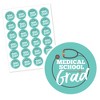 Big Dot of Happiness Medical School Grad - Doctor Graduation Party Circle Sticker Labels - 24 Count - 2 of 4