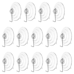 Unique Bargains Waterproof Load 6.6 Lbs Bathroom Kitchen Vacuum Suction Cup Hooks and Hangers - 1 of 3