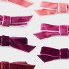 Velvet Bow Hair Clip Set 8pc - A New Day™ - 4 of 4