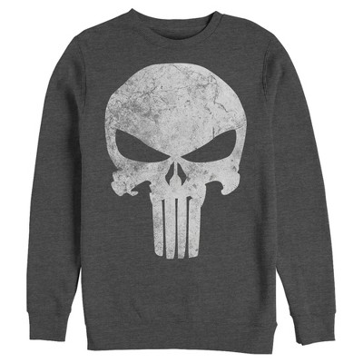 Men's Marvel Punisher Retro Skull Symbol Sweatshirt