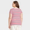 Women's Slim Fit Short Sleeve Ribbed Scoop Neck T-Shirt - A New Day™ - 2 of 3