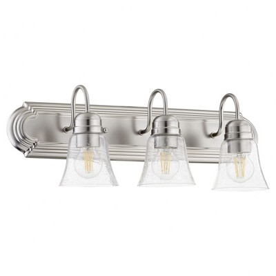 Quorum Lighting 3 - Light Vanity in  Satin Nickel