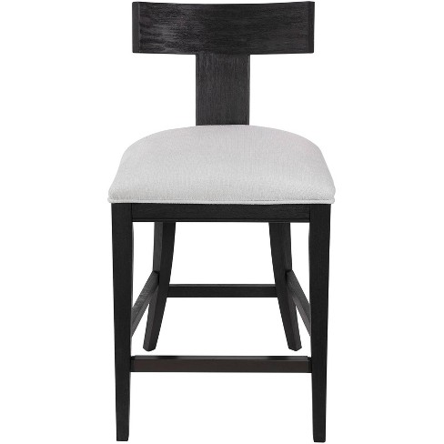 Uttermost Charcoal Wood Bar Stool Black 26 1 4