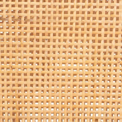 Lingga Dark Brown Mahogany and Natural Rattan Parsons Dining Chair