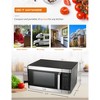 Commercial Chef 1.6 Cu. Ft. Countertop Microwave Oven, Touch Controls with Digital Display, 1100W, 13.6 Turntable, Push Button Door - 4 of 4