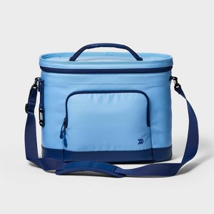 21.7L Soft Sided 30 Cans/ 23 qt Cooler Blue - All In Motion™ : Target