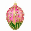 Miss Christmas 5.0 Inch Lily Of The Valley With Pearls In Pink Christmas Tree Ornament , Christmas Decor Christmas, Easter, Spring (1PC) - 3 of 4