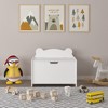 Racxily Kids Toy Storage Organizer with Rolling Drawer£¬ Modern Wooden Toy Chest with Wheels, Large Pull-Out Bin for Nursery, Bedroom or Playroom - 4 of 4