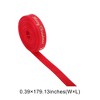 Unique Bargains Gift Wrap Ribbons Polyester Red 179.13"x0.39" 1 Pc - 3 of 4