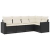 vidaXL Garden Sofa Set Black, Cream White - 2 of 3
