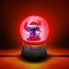Silver Buffalo Disney Lilo & Stitch "Season's Greetings" Light-Up Snow Globe | 6 Inches Tall - 2 of 4
