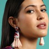 SOHI Women's Peach Orange The Jamaican Drop Earrings - 4 of 4