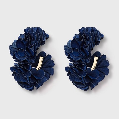 Fabric Hoop Petal Earrings - A New Day™