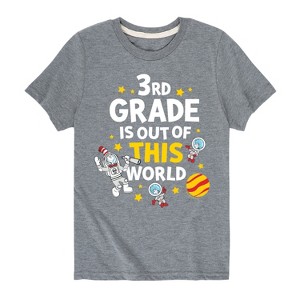Boys' - Dr. Seuss - Third Grade Out Of This World Short Sleeve Graphic T-Shirt - 1 of 4