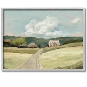 Stupell Industries Road Leading Home Countryside Mountain Landscape - 1 of 4