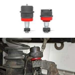 4Pcs Front Ball Joint Set,Includes Upper & Lower Ball Joints, Automobile Accessories - 1 of 4