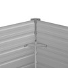 vidaXL Raised Garden Bed Outdoor Flower Box Patio Planter Pot Galvanized Steel - 4 of 4