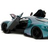 2017 Ford GT Blue Metallic with Pink and Black Stripes "Pink Slips" Series 1/24 Diecast Model Car by Jada - 3 of 4