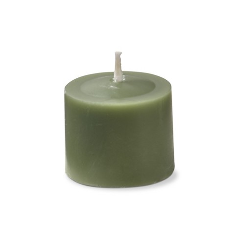 Tag Color Studio Votive Candles Set Of 12 Olive Green Smokeless ...