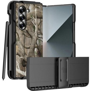 Nakedcellphone Combo for Samsung Galaxy Z Fold 6 - Special Ops Phone Case and Belt Clip Holster (Stand, Pen Slot) - 1 of 4