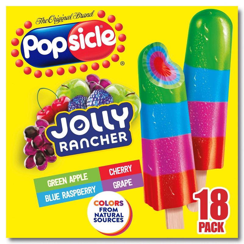Popsicle Jolly Rancher Ice Pops - 18pk, 1 of 8
