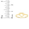 10k Yellow Gold 6.3mm Thin Infinite Heart Filigree Ring - 4 of 4