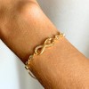 Hollywood Sensation Silver Infinity Bracelet - 3 of 4