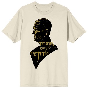 Universal Monsters Tomb Of Death Crew Neck Short Sleeve Natural Men's T-shirt - 1 of 3
