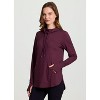 RBX Active Women's Legging Friendly Buttery Soft Stretch Jersey Adjustable Hood Long Sleeve Top with Thumbholes, Pocket - 3 of 4