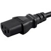 Monoprice Power Cord - 8 Feet - Black | NEMA 5-15P to IEC 60320 C13, 16AWG, 13A/1625W, 3-Prong - image 4 of 4