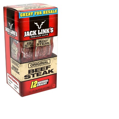 Jack Link's Original Beef Steak Snack Sticks - 12oz/12ct