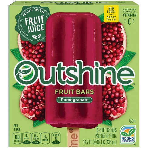 Outshine Pomegranate Frozen Fruit Bars - 6ct/14.7oz : Target