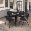 Dali Round Tapered Leg Dining Table - Regency - 4 of 4