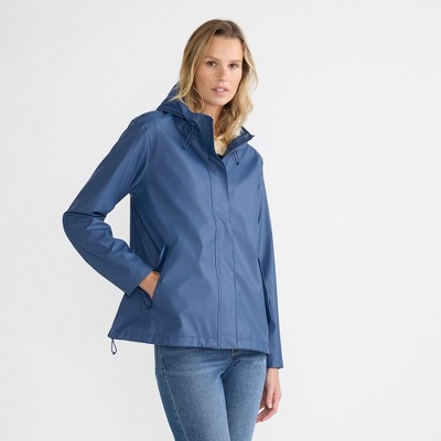 Lands' End Women's Squall Waterproof Rain Slicker Jacket