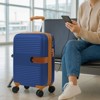 World Traveler Garland Lightweight Hardside 20-Inch Carry-On Expandable Spinner Luggage with TSA Lock & USB Port - 2 of 4
