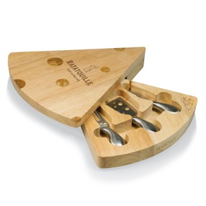 Toscana Disney Ratatouille Swiss Cheese Cutting Board and Tools Set - 1 of 4