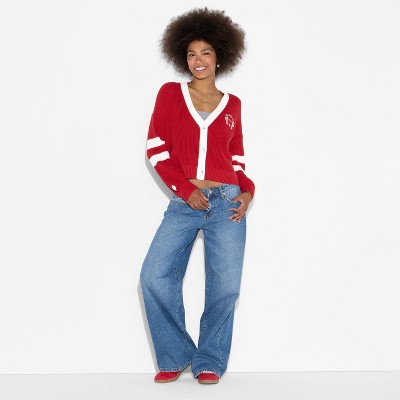 Women's Game Day V-Neck Button-Front Cardigan - Wild Fable™