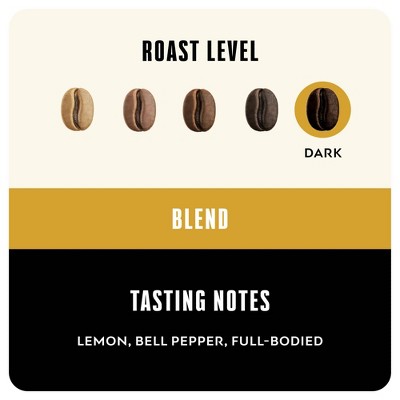 BLK & Bold B Bold Espresso Dark Roast Whole Bean Coffee - 12oz
