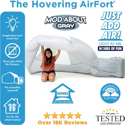 Mod About Gray Inflatable Kids Play Fort Tent