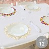 Big Dot of Happiness 70’s Disco - 1970s Disco Fever Party Round Table Decorations - Paper Chargers - Place Setting For 12 - 2 of 4