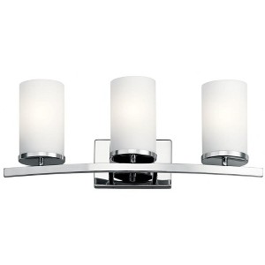 Kichler Lighting Crosby 3 - Light Vanity in  Chrome - 1 of 1
