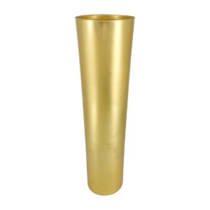 Slickblue Handcrafted Glass Vase, Conical Flower Holder, Slim Table Centerpiece, Indoor Outdoor Use, Color & Size Options - 1 of 4