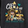 Women's - Monster High - Cleo De Nile Lightweight French Terry Wide Neck Long Sleeve Shirt - 2 of 4