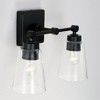 Capital Lighting Rory 2 - Light Vanity in  Matte Black - 3 of 4