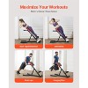 VEVOR Roman Chair Hyperextension Bench, 300 lbs Adjustable Extension Machine, Multi-Function Exercise Equipment for Glute, Hamstring, Black - 3 of 4