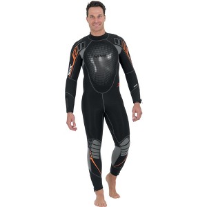 SEAC Komoda Man, Ultra Comfortable Scuba Diving Wetsuit in 5 mm Superelastic Neoprene, Rear Zip - 1 of 3