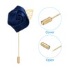 Unique Bargains Groom Wedding Handmade Pocket Flower Lapel Pin Boutonnieres 10 Pcs - 3 of 4