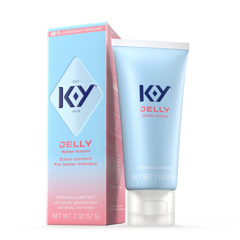 K-Y Jelly No Fragrance Added Water-Based Personal Lube - 2oz