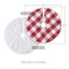 Annie Red Check Tree Skirt 24 VHC Brands - 3 of 3